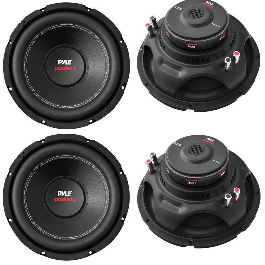 Primary image for 4) Pyle PLPW10D 10" 4000W Car Subwoofer Audio Power Subs Woofers DVC 4 Ohm Black