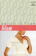 MAGLIA INCROCIO DONNA MEZZA MANICA LANA COTONE FILAM ART. 55622 - $18.27