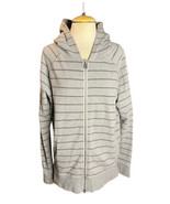 Lululemon Gray Stripe Rollin&#39; With My Omies Hoodie Sweatshirt Women&#39;s Si... - $54.16 CAD