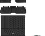 For 2022-2024 BMW iX Black Textured All Weather Floor Mats 1st 2nd Row T... - $81.87