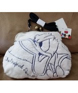 DISNEY WHITE DONALD DUCK BIG CLASP PURSE Brand New 12&quot; JAPAN IMPORT TOREBA! - $68.37 CAD