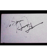 GEORGE STEINBRENNER NY YANKEES OWNER SIGNED AUTO VINTAGE BUSINESS CARD J... - $296.99