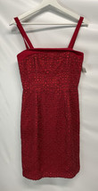 Alice by Temperley Womens Red Eyelet Lace Sheath Dress Red US 6/UK 10 - £38.91 GBP