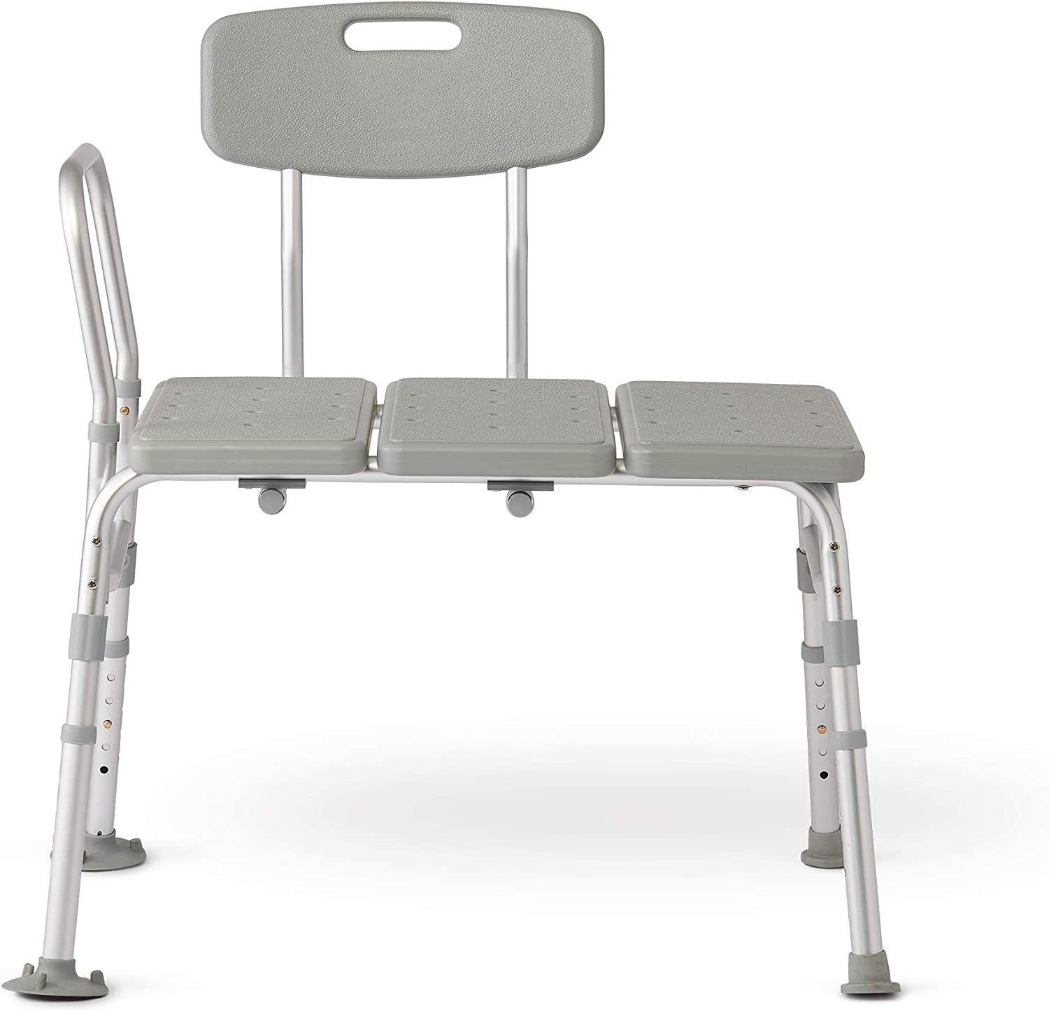 Medline Transfer Bench For Bathtub, For Use As A Bath Chair Or, Slip Ft., Gray - $85.94