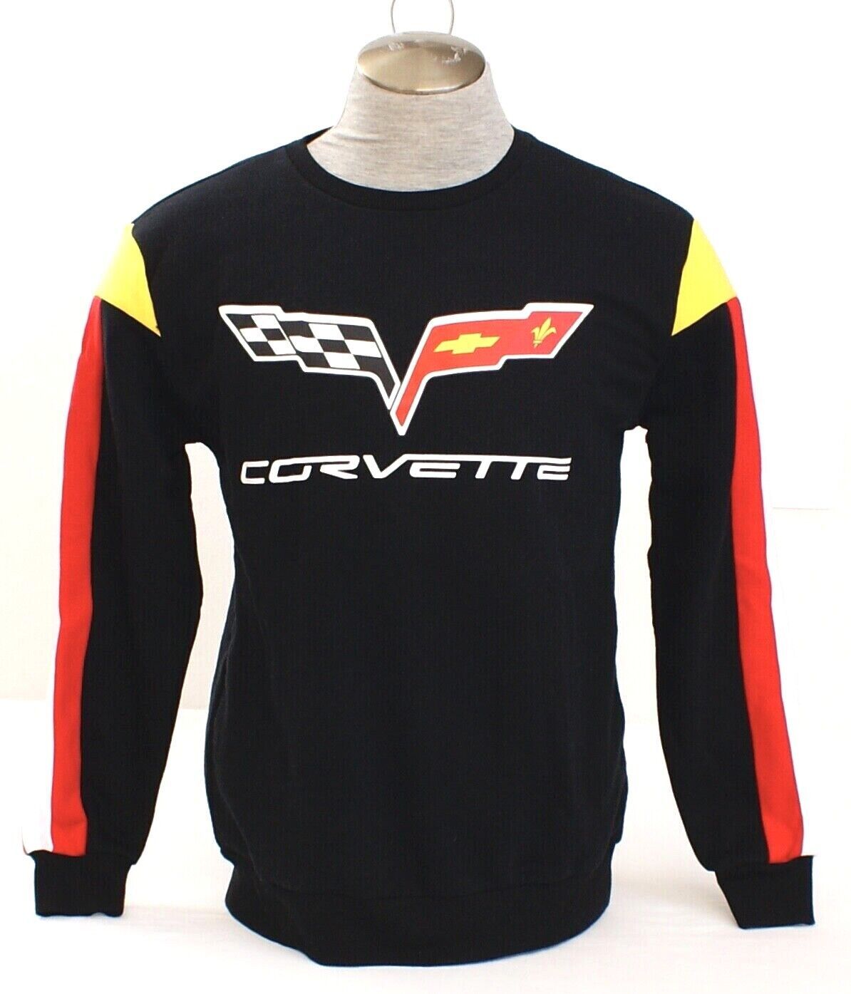 Primary image for Chemistry Black Corvette Pullover Crew Sweatshirt Men's M NWT