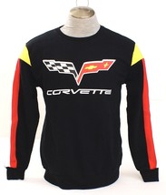 Chemistry Black Corvette Pullover Crew Sweatshirt Men&#39;s M NWT - $59.99