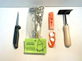 Fur Handling Kit (Trapping Supplies skinning knife fleshing tool tail st... - $42.75