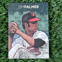 Jim Palmer Art Card 1/25 RetroArt ERP ACEO Baseball Orioles Cy Young Award - £3.98 GBP
