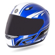 Yamaha Motor YRF Full Face Helmet Racing Blue, Includes Extra Clear Visor   - $175.99