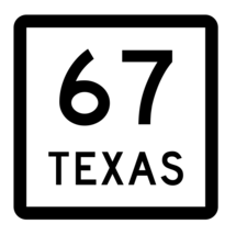 Texas State Highway 67 Sticker Decal R2368 Highway Sign - $1.45+