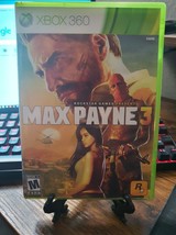 Max Payne 3 - Xbox 360  CIB Complete Dual 2 Disc Tested &amp; Working 2012 F... - £34.81 GBP