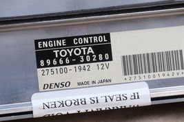 Toyota Lexus Engine Control Module ECU PCM ECM 89666-30280, 275100-1942 image 3