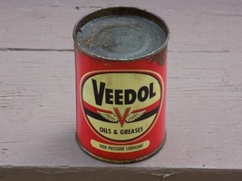 Vintage Veedol Empty One Pound Grease Can - $74.23 CAD