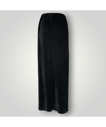 Vintage Express Y2K Black Pleated Maxi Skirt Women&#39;s Medium Large G Stretch - £26.45 GBP