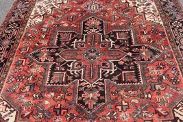 7&#39;6 x 10&#39;2 Semi Antique Caucasian Heris Handmade Wool Area Rug Oriental Carpet - £1,965.89 GBP