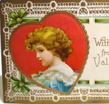 Valentine Postcard Ellen Clapsaddle Victorian Child Series 841 International Art - £16.41 GBP