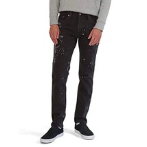 Levi&#39;s Men&#39;s 511 Slim Black Splatter Flex Denim Jeans BLACK (Choose Size) NWT - £38.54 GBP