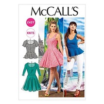 McCall Pattern Company M6754 Misses&#39; Tops and Dresses Sewing Template, Size Y (X - £5.98 GBP
