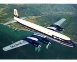 Delta Airlines DC-7 Royal Service Postcard - $9.90