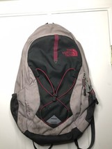 North Face NF00CHJ3 Jester Back Pack Gray Black Red Logo - £23.79 GBP