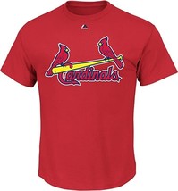 Majestic Hommes St.Louis Cardinaux Michael Wacha #52 Nom et Numéro Pull Red-2XL - £13.50 GBP