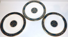 Exquisite Set Of 3 Royal Doulton Bone China H5018 Carlyle 6 1/2&quot; Bread Plates - £24.36 GBP