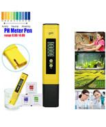 PH Meter 0.01 PH Battery Powder High Precision Water Quality EC Tester 0... - $26.89