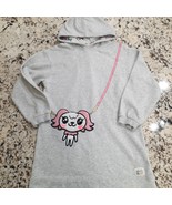 H&amp;M Toca Life hoodie Sweatshirt Girls size 8/10 grey tunic dog hooded ja... - $39.64 CAD