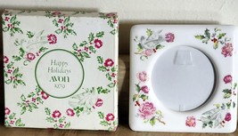 Avon Floral Photo Picture Frame Happy Holidays 1979 Never Used See Pictures - £9.34 GBP