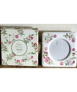 Avon Floral Photo Picture Frame Happy Holidays 1979 Never Used See Pictures - £9.13 GBP