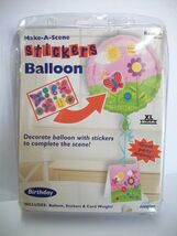 Make A Scene Butterfly Scene Sticker Balloon 18&quot; Foil Balloon - $9.74