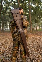 Leather Gun Case Shooting Range Gun Bag Rifle Case Shotgun Carrying Case - £78.63 GBP