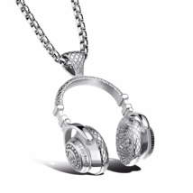 Music Headphones Necklace - £4.05 GBP