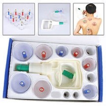 Vaccum Cupping Set Best 12 Cup hijjam &amp; Vacuum cupping section cups AP-1304 - £58.05 GBP