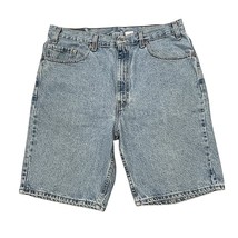 VTG Mens Levis 505 Blue Jean Shorts Tag 38 Fits 36  Red Tab Med Shorts Y... - €25,05 EUR