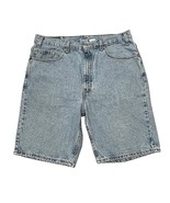 VTG Mens Levis 505 Blue Jean Shorts Tag 38 Fits 36  Red Tab Med Shorts Y... - $40.04 CAD