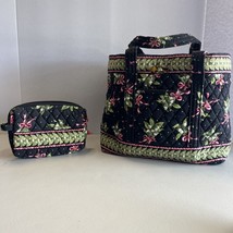 Vera Bradley Tote New Hope Pattern Breast Cancer Research Pink W/ Makeup Bag. - £24.17 GBP