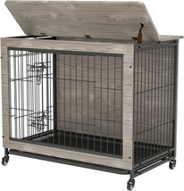 38 Inch Dog Crate Furniture Decorative Dog Kennel Wooden Dog Crate End Table Che - $219.99