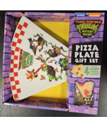 TMNT Teenage Mutant Ninja Turtles Mutant Mayhem Pizza Shaped Plate Gift,... - £27.23 GBP