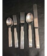 Mcm Stanley Roberts Oblique 5 Pièce Placer Établir Thé Table Spoon Fourc... - $41.57
