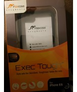 ROOCASE Exec Tough Shockproof Heavy Duty Case for Apple iPhone 6s Black NIB - £7.29 GBP