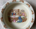 Royal Doulton Bunnykins Child&#39;s Cereal Bowl Miss Piggly&#39;s Stores Fine Bo... - $27.10