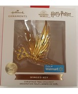 Hallmark 2021 Harry Potter WINGED KEY Christmas Tree Ornament Premium - £20.48 GBP