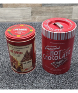 Life Savers 1988 Candy Red Christmas Tin &amp; Williams-Sonoma Hot Chocolate... - £9.40 GBP