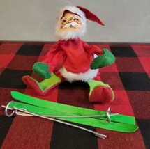 Annalee Skiing Santa Clause 1971 christmas Saint Nicklaus No Tag - $15.99