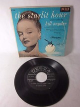 The Starlit Hour - Piano Solos by Bill Snyder - 45 RPM Extended Play Ser... - £12.44 GBP