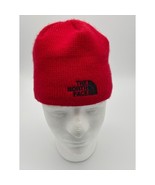 The North Face Young Bones Beanie NF00A60J Red Knit Winter Hat Youth Siz... - £9.23 GBP