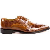Belvedere Shoes Nino Antique Camel Genuine Ostrich Soft Leather Eel Leg OB4 image 2