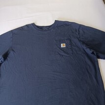 Carhartt K87-NVY Men's Tall Short Sleeve Pocket Workwear Blue Cotton T-Shirt 2XL image 11