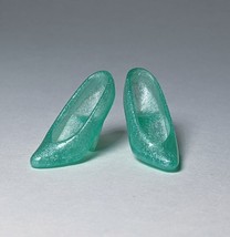 Barbie Doll 90s Compatible Shoes, Handmade OOAK For Collectors - SEAFOAM - £5.53 GBP